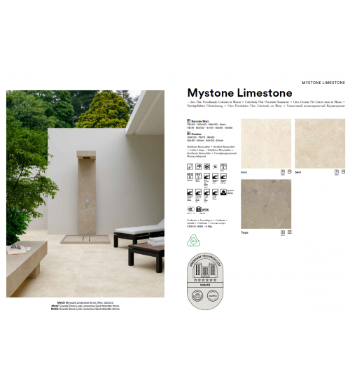 意大利Marazzi 马拉奇瓷砖代购石纹Mystone Limestone系列